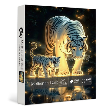 Mutter- und Cub -Puzzles 1000 Stücke